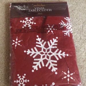 NEW Vinyl Tablecloth - Holiday Style